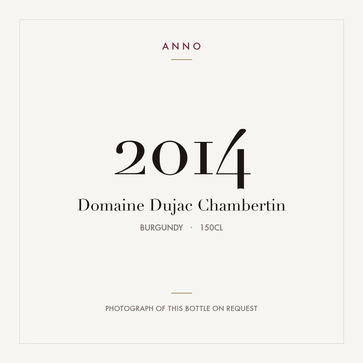 Domaine Dujac Chambertin Grand Cru 2014 AOC 1,5l