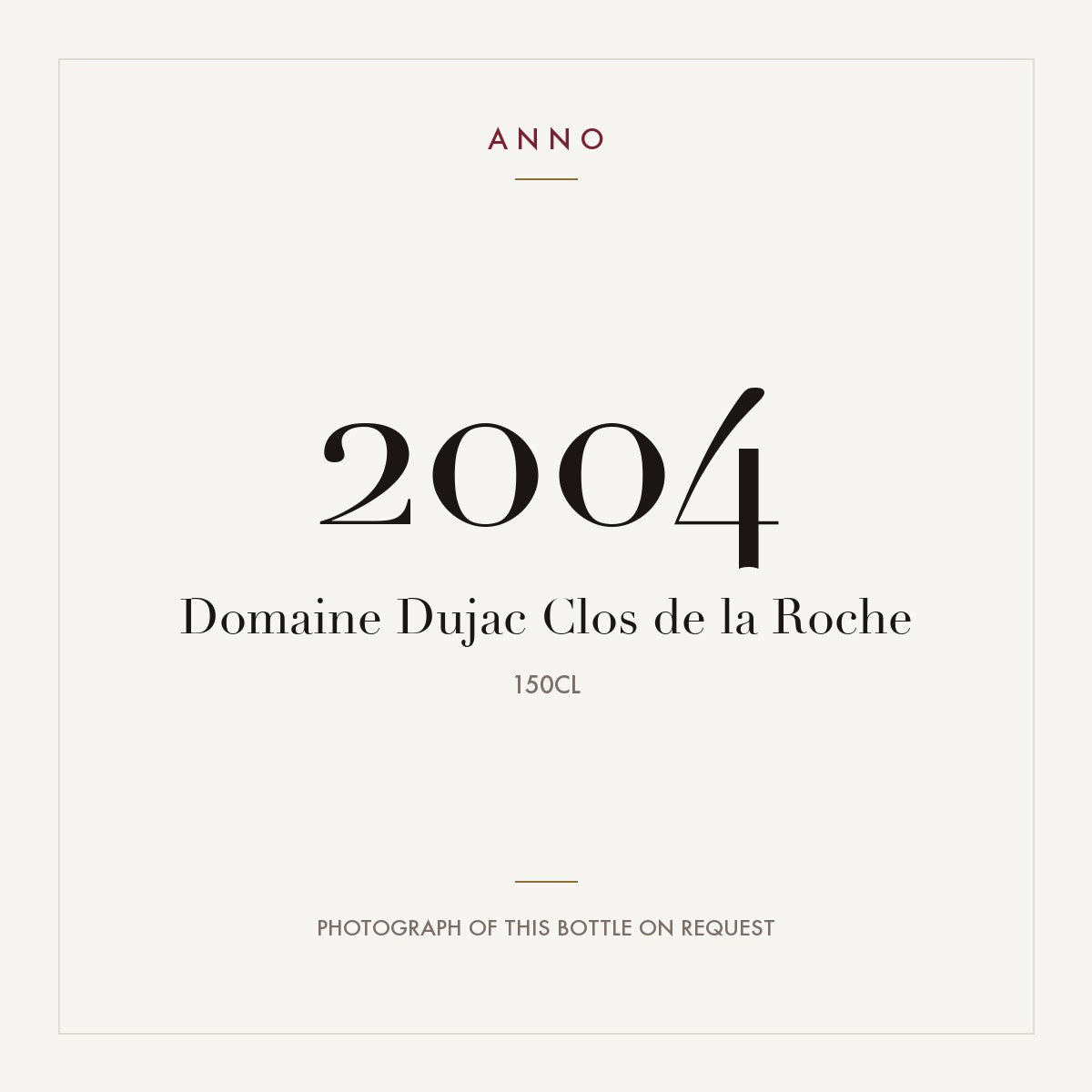 Domaine Dujac Clos de la Roche Grand Cru 2004 AOC 1,5l