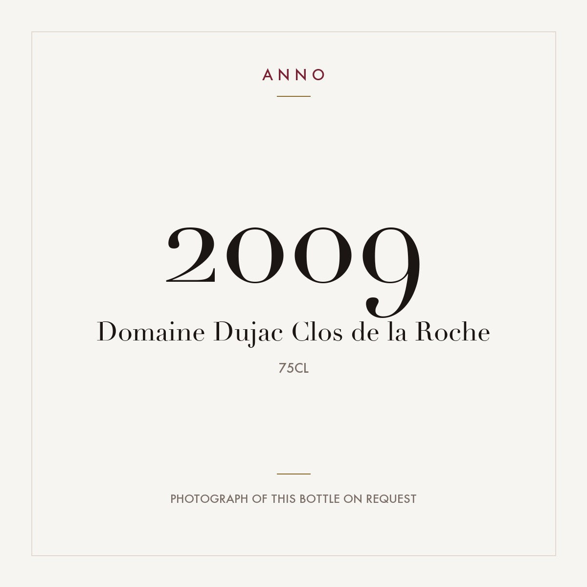Domaine Dujac Clos de la Roche Grand Cru 2009 AOC 0,75l