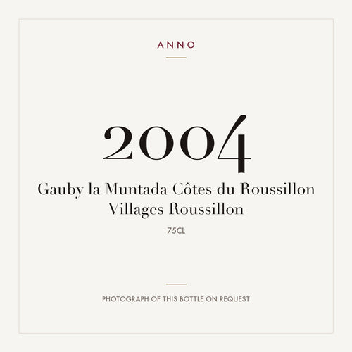 Domaine Gauby Cotes du Roussillon Villages La Muntada 2004 AOC 0,75l