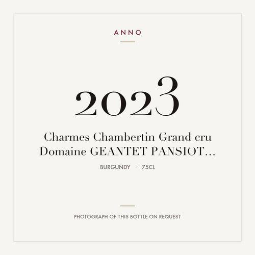 Domaine Geantet-Pansiot Charmes-Chambertin Grand Cru 2023 AOC 0,75l