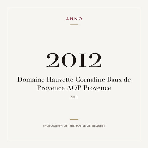 Domaine Hauvette Baux-de-Provence Cornaline 2012 AOC 0,75l