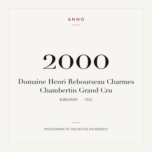 Domaine Henri Rebourseau Charmes-Chambertin Grand Cru 2000 AOC 0,75l