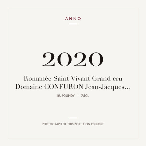Domaine Jean-Jacques Confuron Romanee-Saint-Vivant Grand Cru 2020 AOC 0,75l