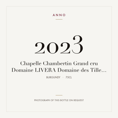 Domaine Livera Chapelle-Chambertin Grand Cru 2023 AOC 0,75l