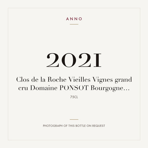 Domaine Ponsot Clos de la Roche Grand Cru Vieilles Vignes 2021 AOC 0,75l
