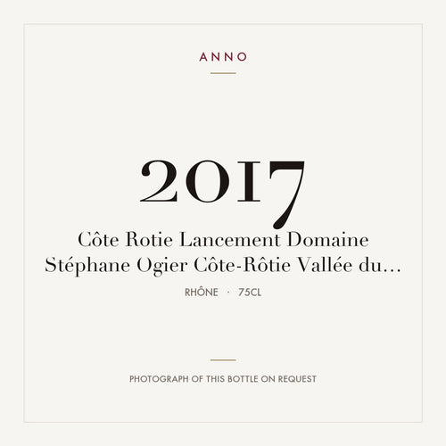 Domaine Stephane Ogier Cote-Rotie Lancement 2017 AOC 0,75l