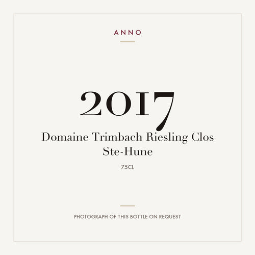 Domaine Trimbach Alsace Riesling Clos Ste-Hune 2017 AOC 0,75l