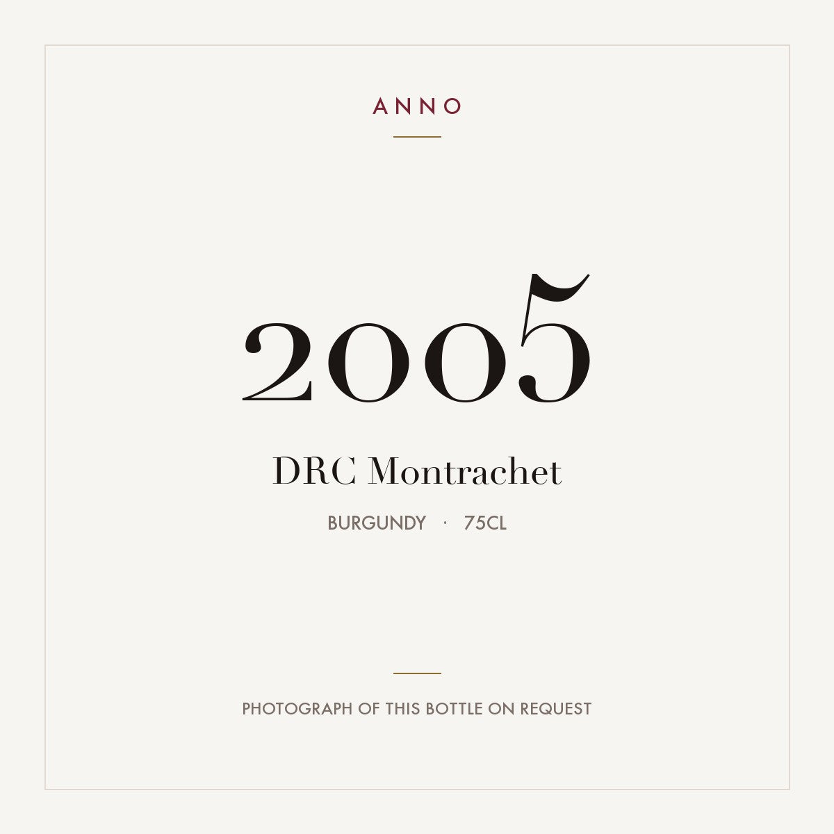 Domaine de la Romanee-Conti Montrachet Grand Cru 2005 AOC 0,75l