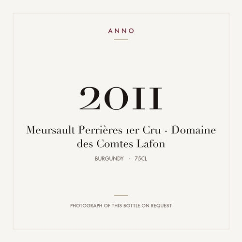 Domaine des Comtes Lafon Meursault Premier Cru Perrieres 2011 AOC 0,75l
