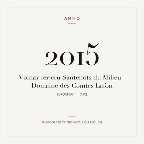 Domaine des Comtes Lafon Volnay Premier Cru Santenots du Milieu 2015 AOC 0,75l