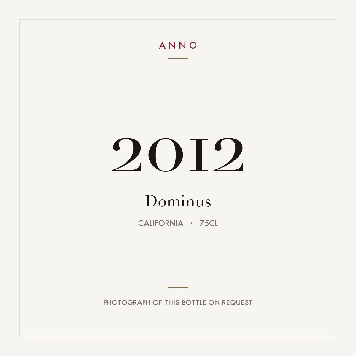 Dominus 2012 0,75l