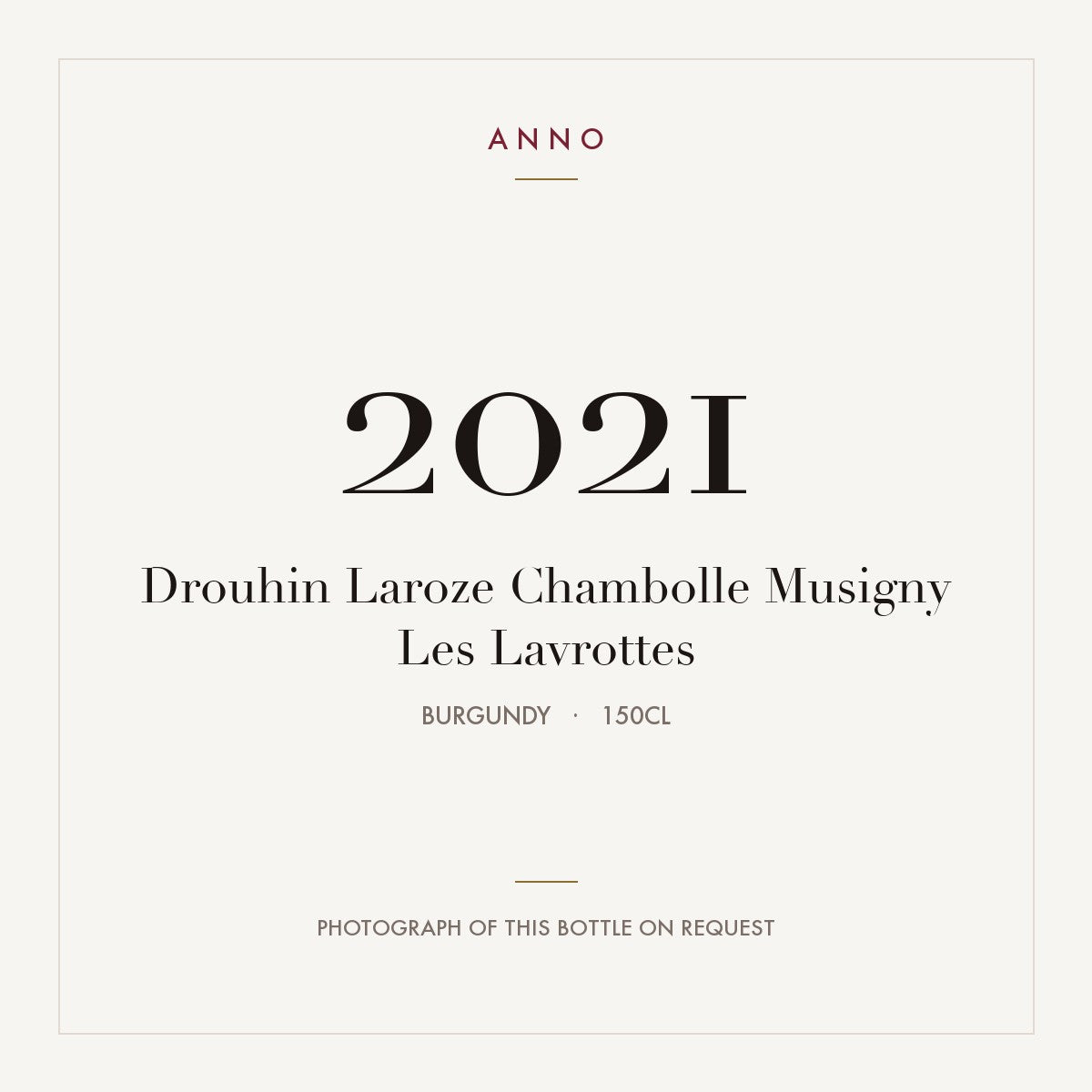 Drouhin Laroze Chambolle Musigny Les Lavrottes 2021 1,5l