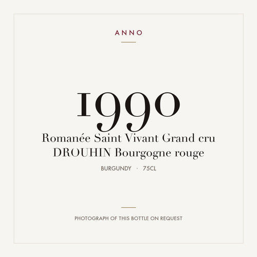 Drouhin Romanee-Saint-Vivant Grand Cru 1990 AOC 0,75l