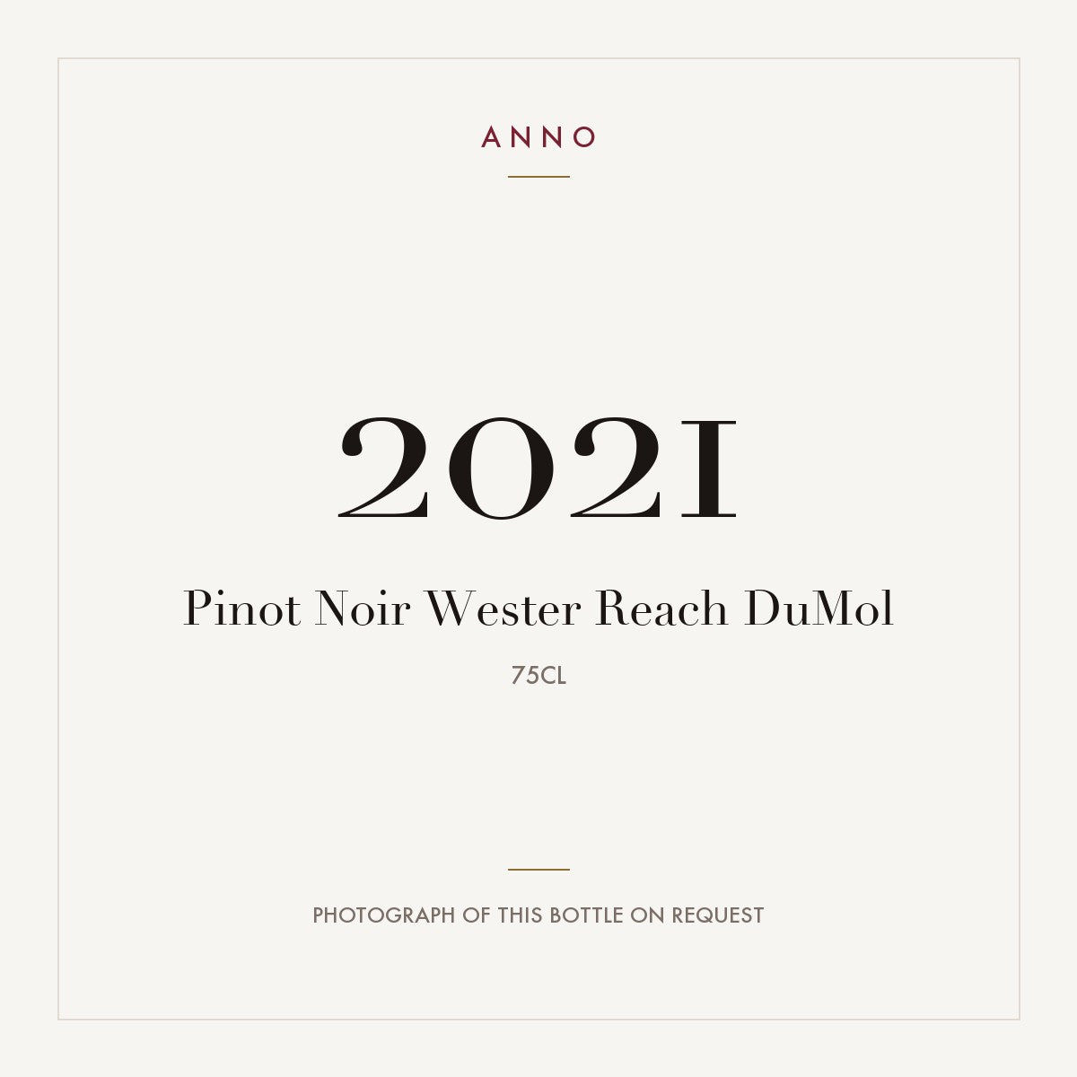DuMOL Pinot Noir Wester Reach 2021 0,75l