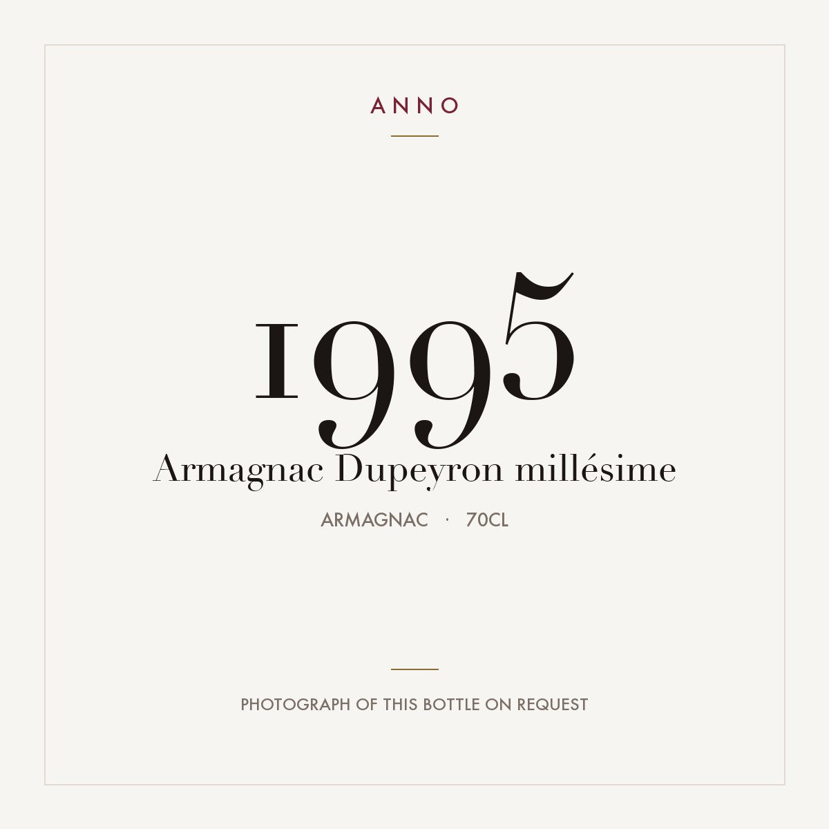 Dupeyron Armagnac 1995 0,7l
