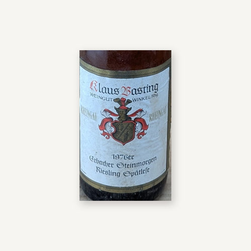 Erbacher Steinmorgen Riesling Spatlese 1976 0,75l