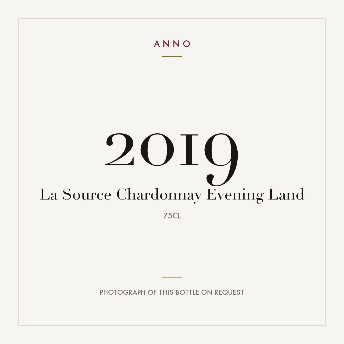 Evening Land La Source Chardonnay 2019 0,75l