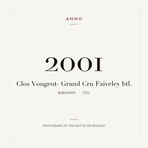Faiveley Clos Vougeot Grand Cru 2001 AOC 0,75l