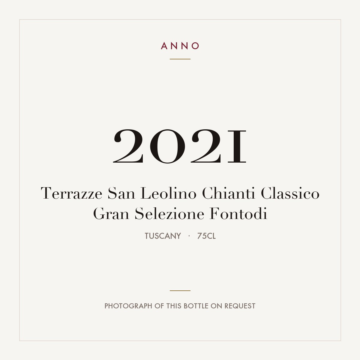Fontodi Chianti Classico Gran Selezione Terrazze San Leolino 2021 DOCG 0,75l
