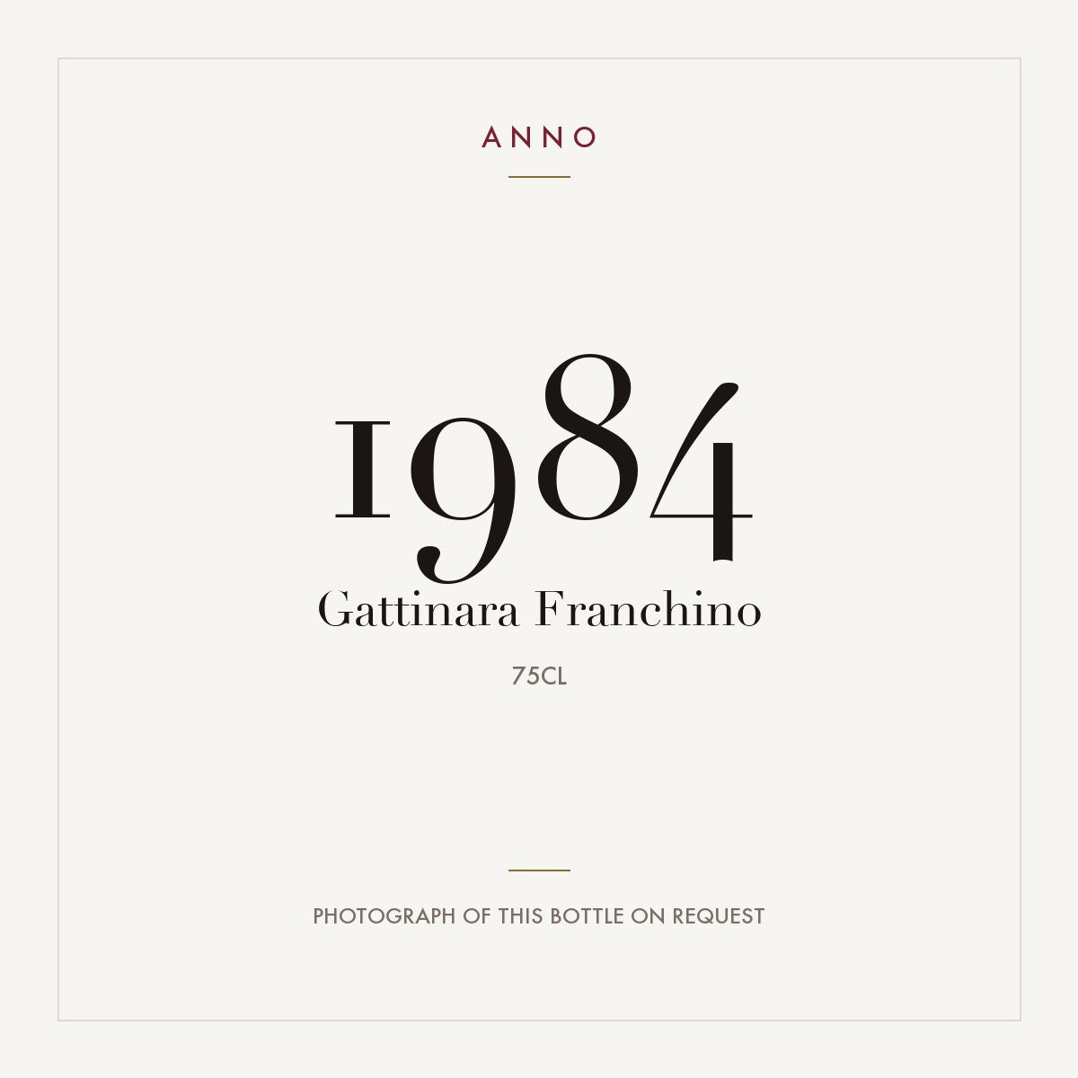 Franchino Gattinara 1984 DOCG 0,75l