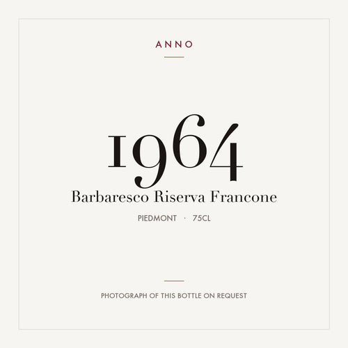 Francone Barbaresco Riserva 1964 DOCG 0,75l