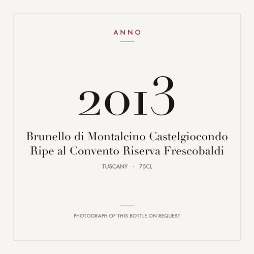 Frescobaldi Brunello di Montalcino Riserva Castelgiocondo Ripe al Convento 2013 DOCG 0,75l