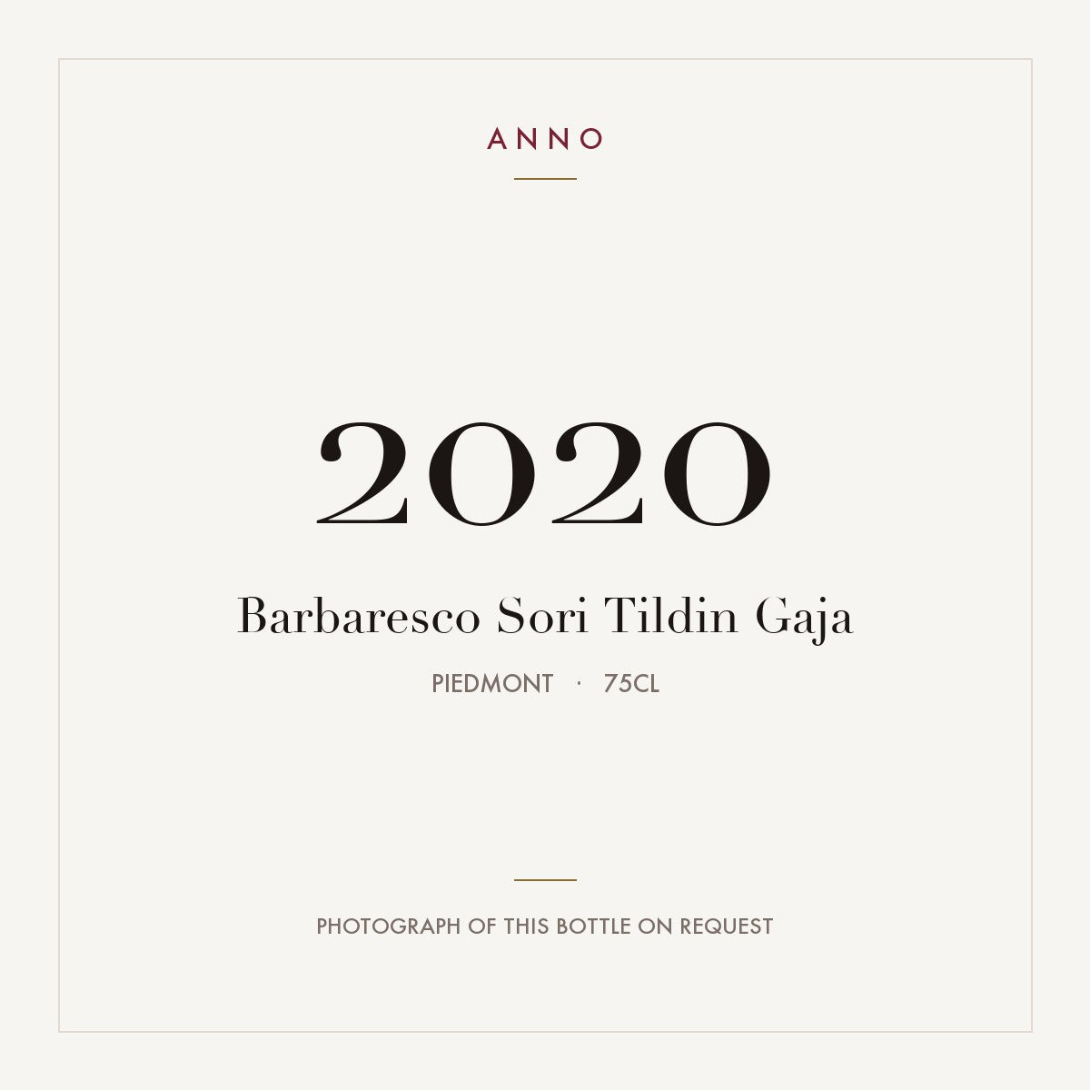 Gaja Barbaresco Sori Tildin 2020 DOCG 0,75l