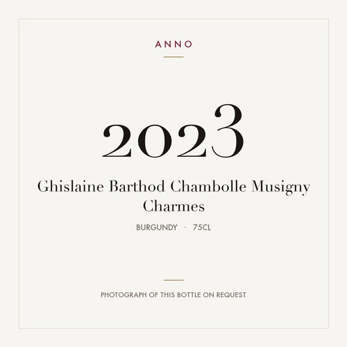 Ghislaine Barthod Chambolle Musigny Charmes 2023 0,75l
