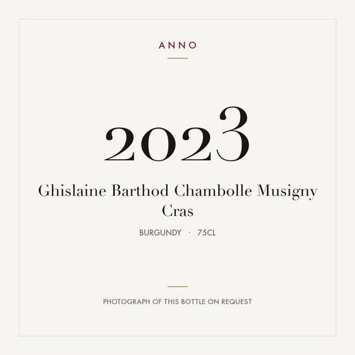 Ghislaine Barthod Chambolle Musigny Cras 2023 0,75l