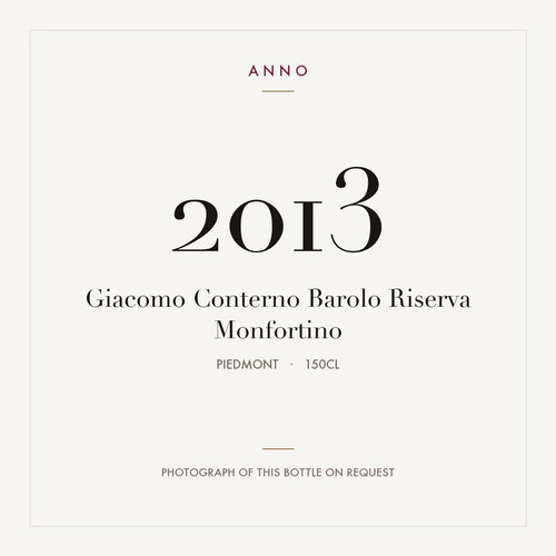 Giacomo Conterno Barolo Riserva Monfortino 2013 1,5l