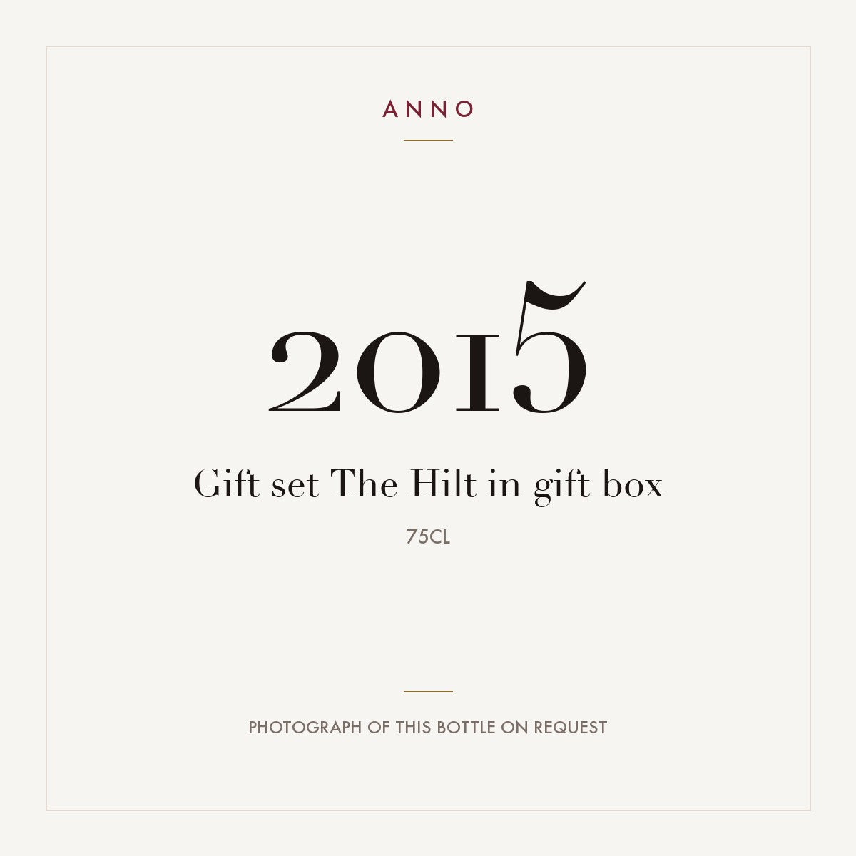 Gift Set the Hilt In Gift Box 2015 0,75l