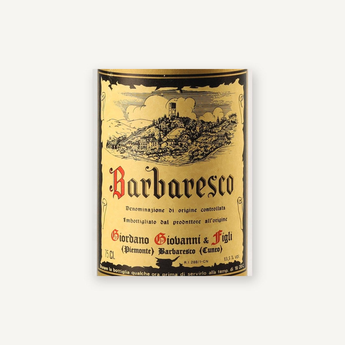 Giovanni Giordano Barbaresco 1974 0,75l