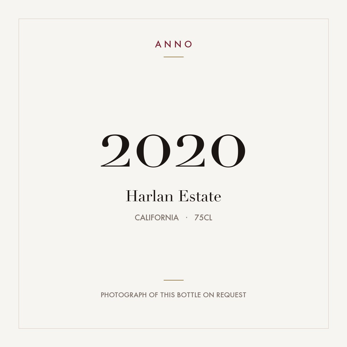 Harlan Estate 2020 0,75l