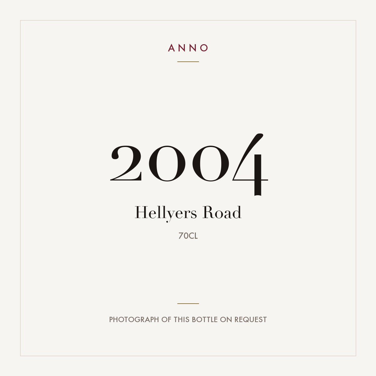 Hellyers Road Slightly Peated Whisky 2004 0,7l