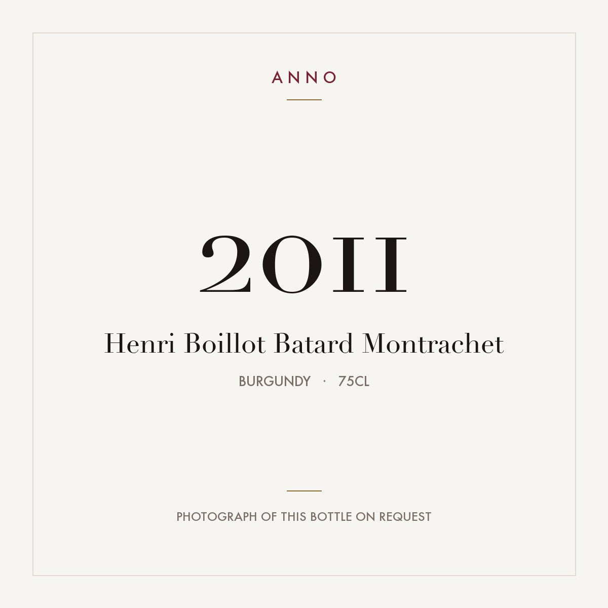 Henri Boillot Batard Montrachet 2011 0,75l