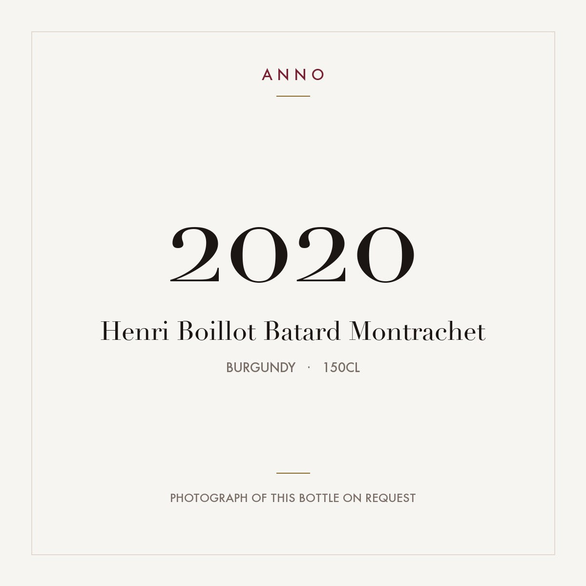 Henri Boillot Batard Montrachet 2020 1,5l