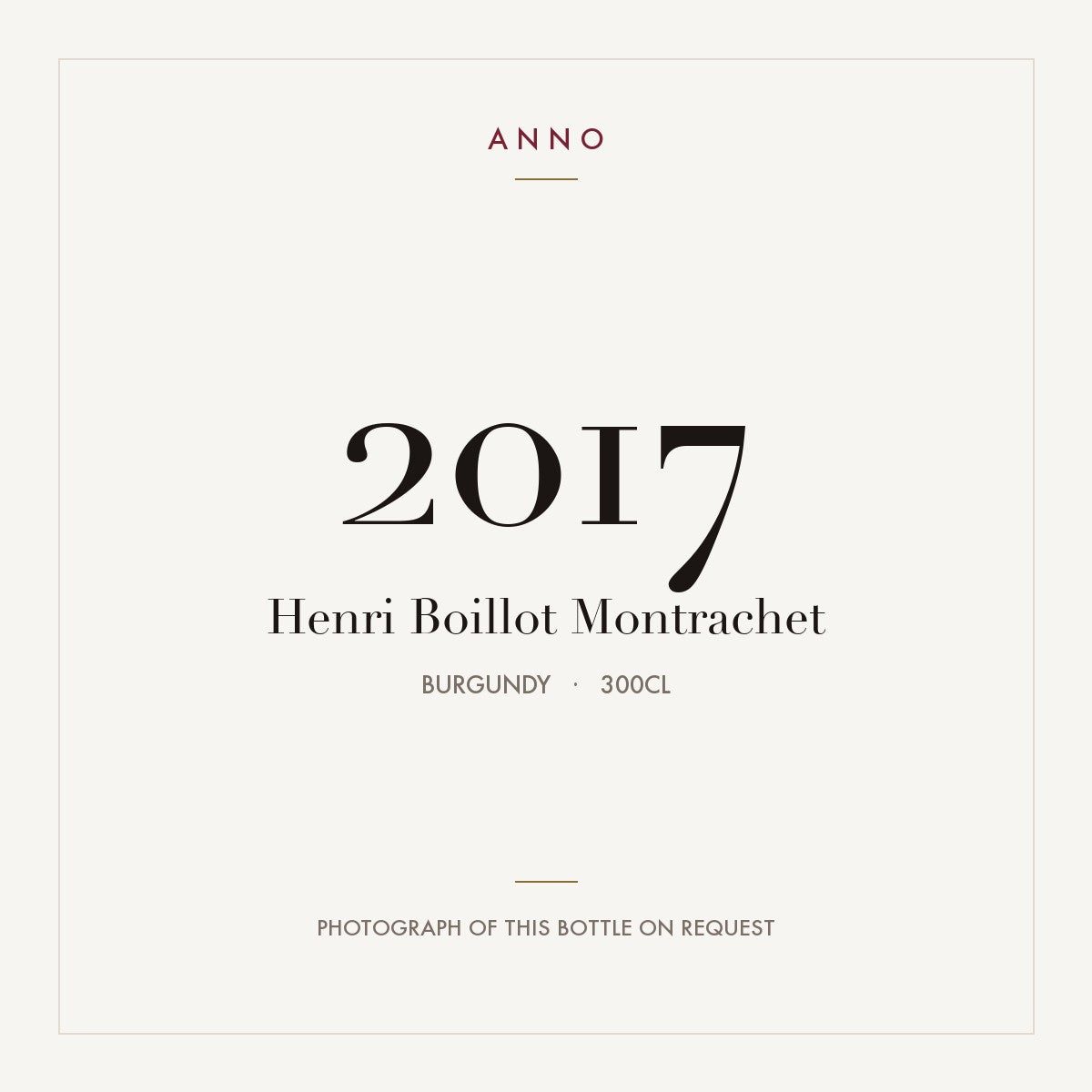 Henri Boillot Montrachet 2017 3l
