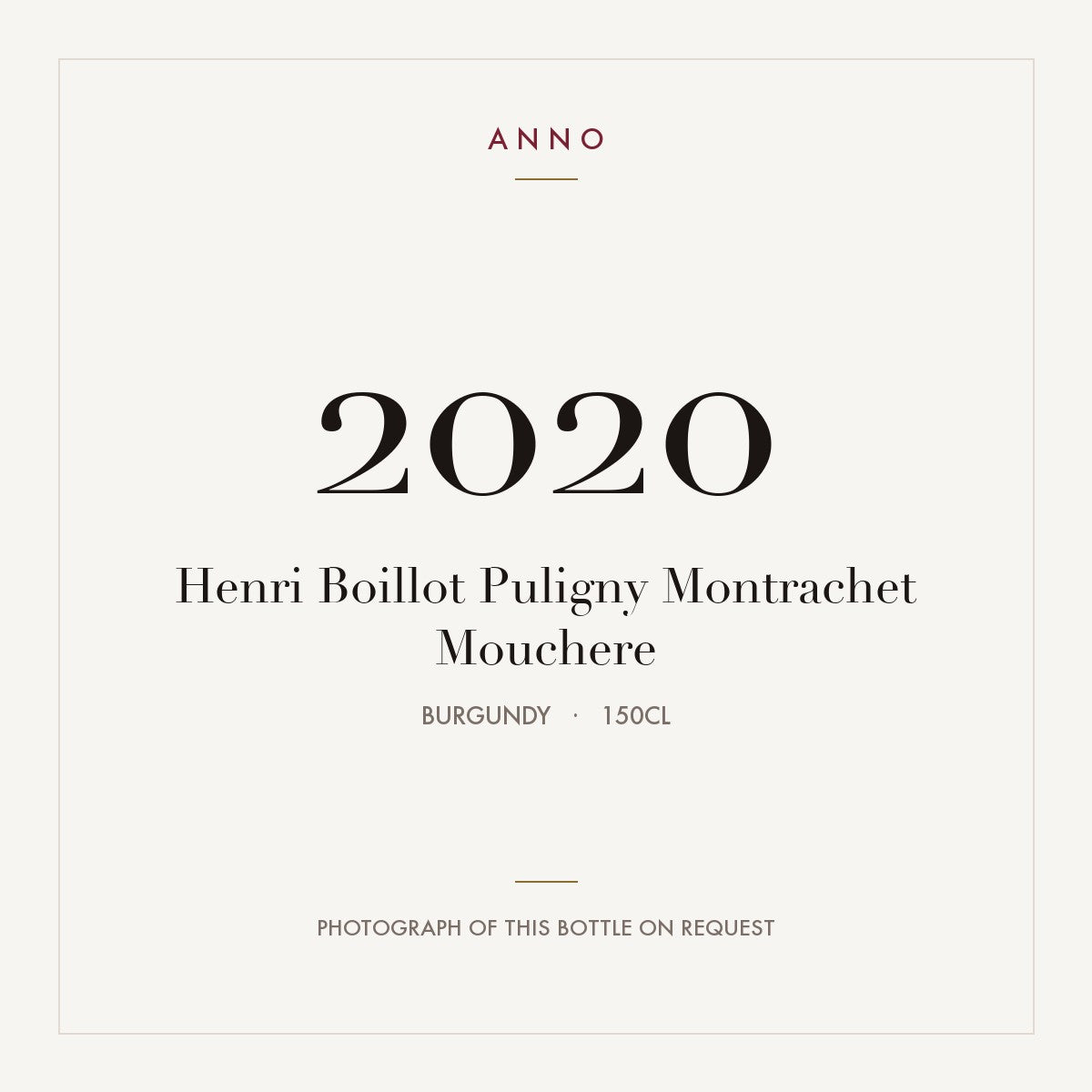 Henri Boillot Puligny Montrachet Mouchere 2020 1,5l