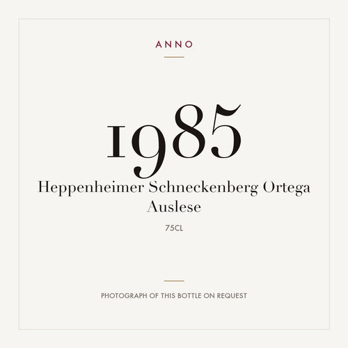 Heppenheimer Schneckenberg Ortega Auslese 1985 0,75l