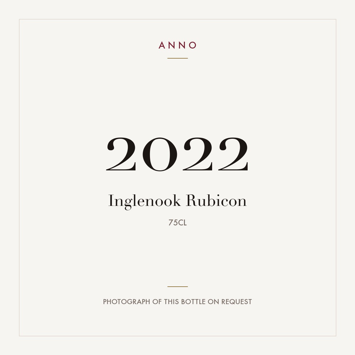 Inglenook Rubicon Napa Valley 2022 0,75l