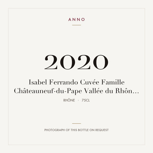 Isabel Ferrando Chateauneuf-du-Pape Cuvee Famille 2020 AOC 0,75l