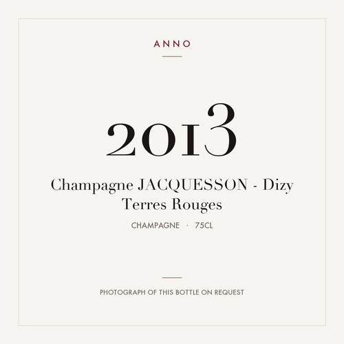 Jacquesson Dizy Terres Rouges Champagne 2013 AOC 0,75l