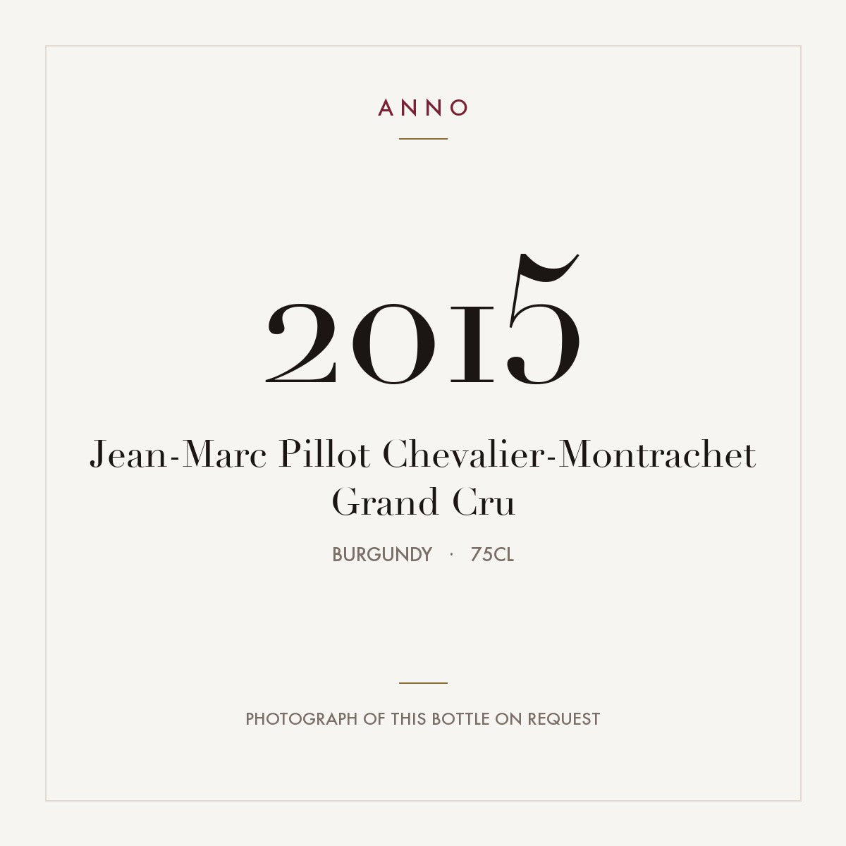 Jean-Marc Pillot Chevalier-Montrachet Grand Cru 2015 0,75l