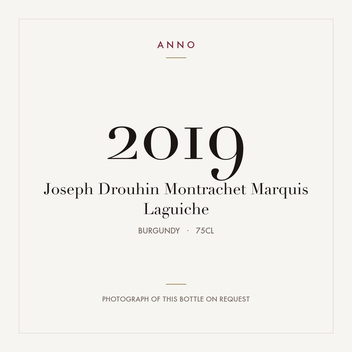 Joseph Drouhin Montrachet Marquis Laguiche 2019 0,75l