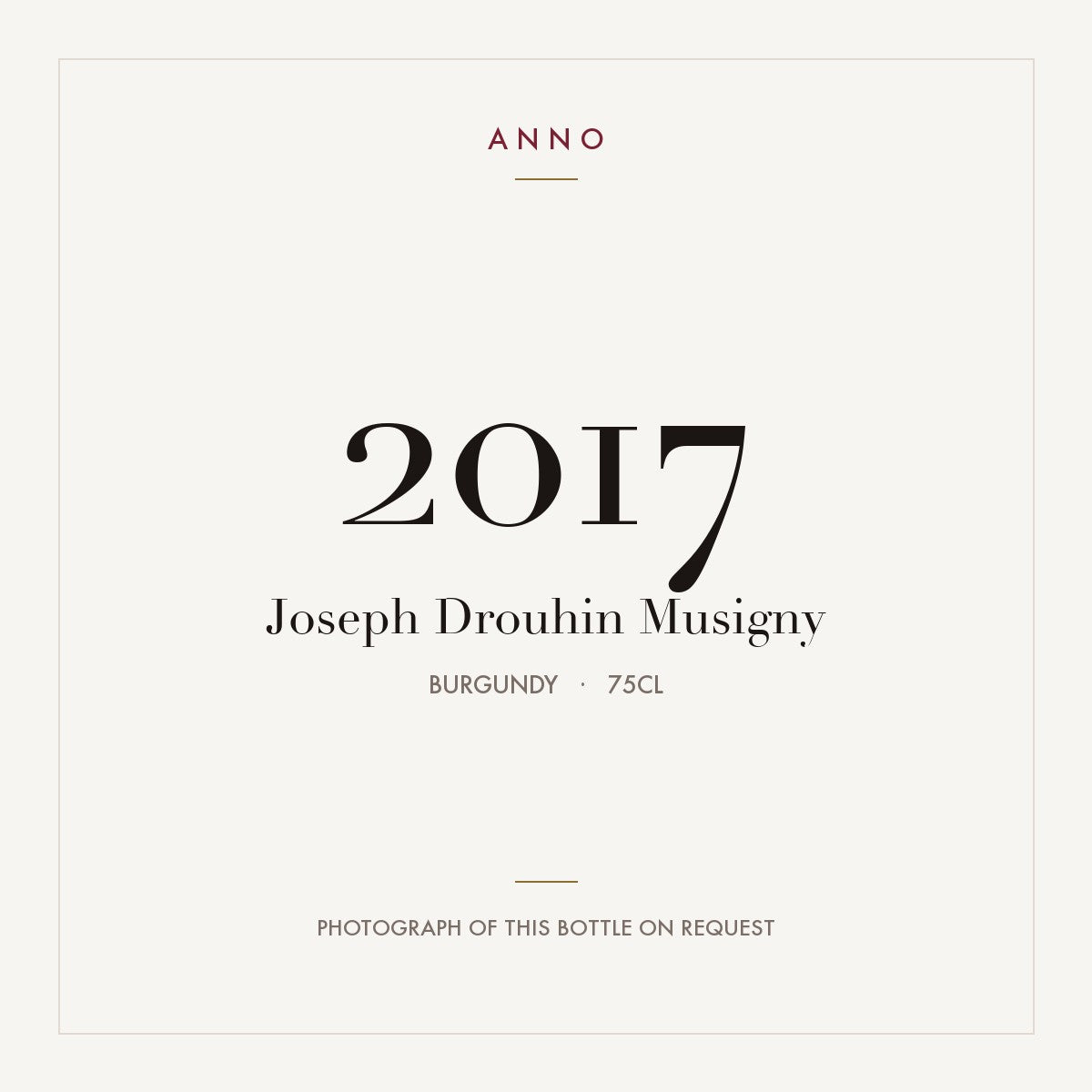 Joseph Drouhin Musigny 2017 0,75l