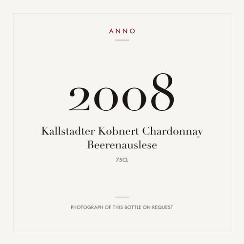 Kallstadter Kobnert Chardonnay Beerenauslese 2008 0,75l