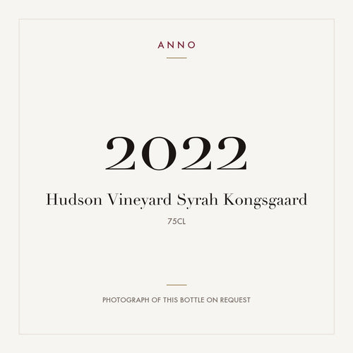 Kongsgaard Hudson Vineyard Syrah 2022 0,75l