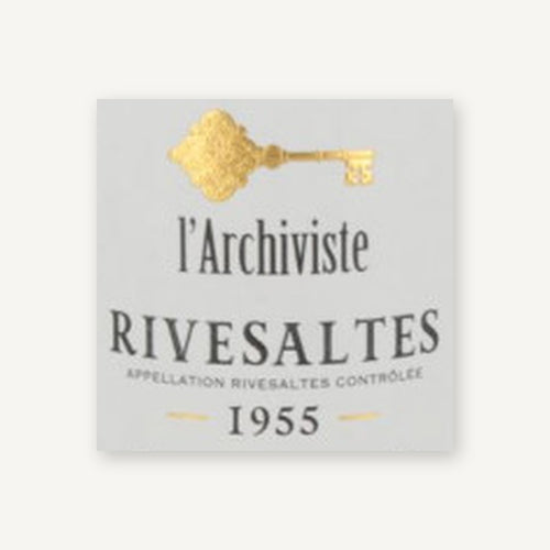 L'Archiviste Rivesaltes 1955 AOC 0,75l
