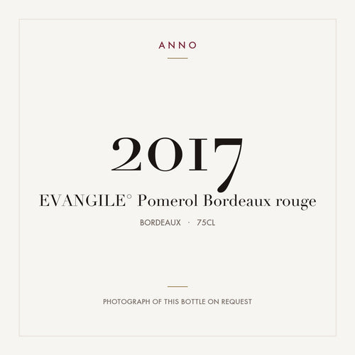 L'Evangile Pomerol 2017 AOC 0,75l